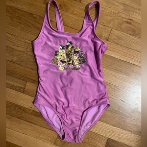 Girls one piece swimsuit